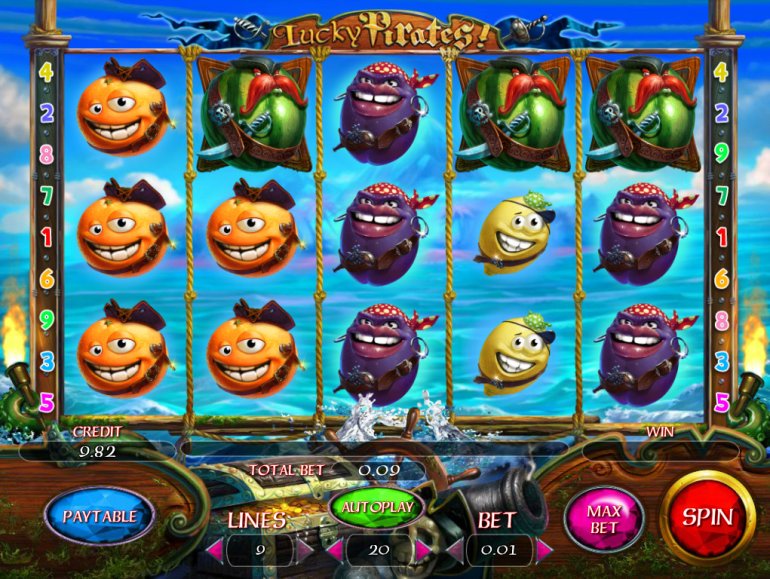 The slot machine Lucky Pirates